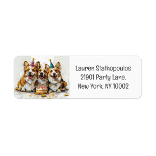 Birthday Pembroke Welsh Corgi Dogs