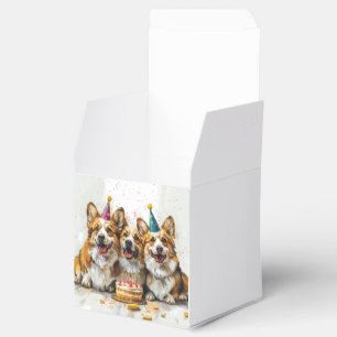 Birthday Pembroke Welsh Corgi Dogs Favour Box