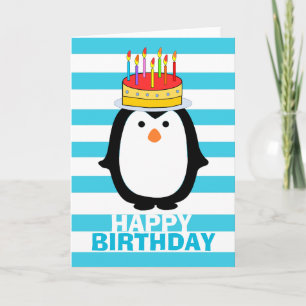 Birthday Penguin Card
