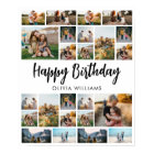 Birthday Personalised 24 Photo Collage
