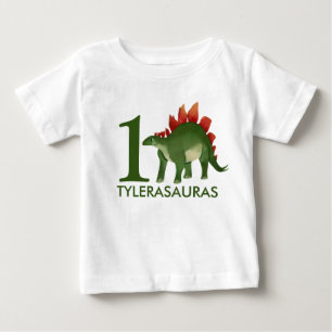 Birthday Personalised Dinosaur Shirt, 1st birthday Baby T-Shirt