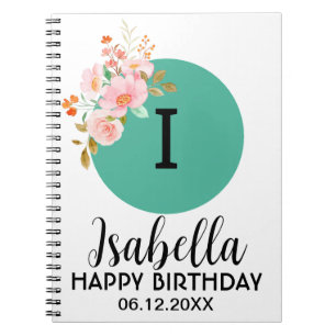 Birthday personalised Spiral Photo Notebook