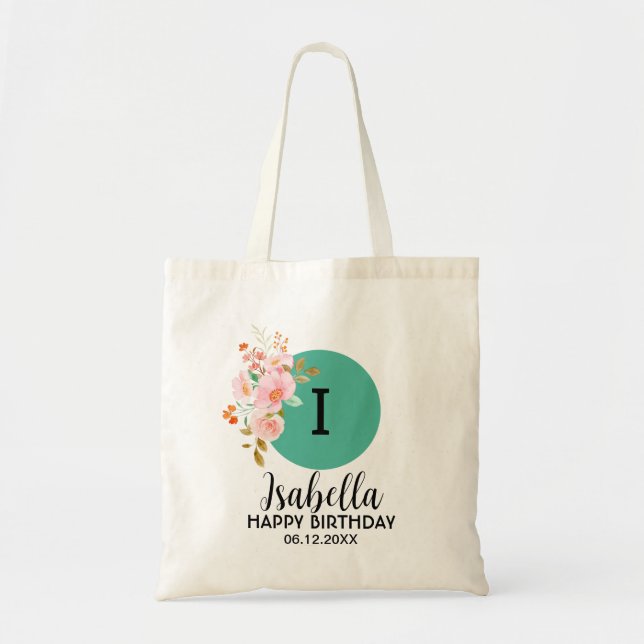 Birthday personalised Tote Bag (Front)