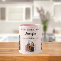 Birthday photo best friends blush pink