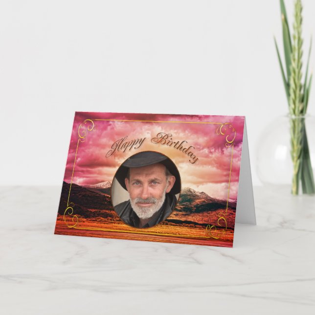 Birthday photo card (Front)