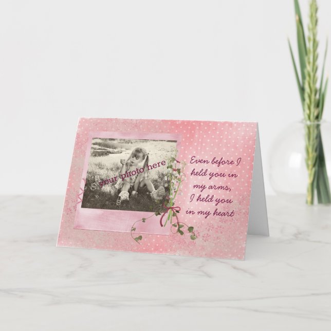 Birthday Photo Card for Daughter (Front)