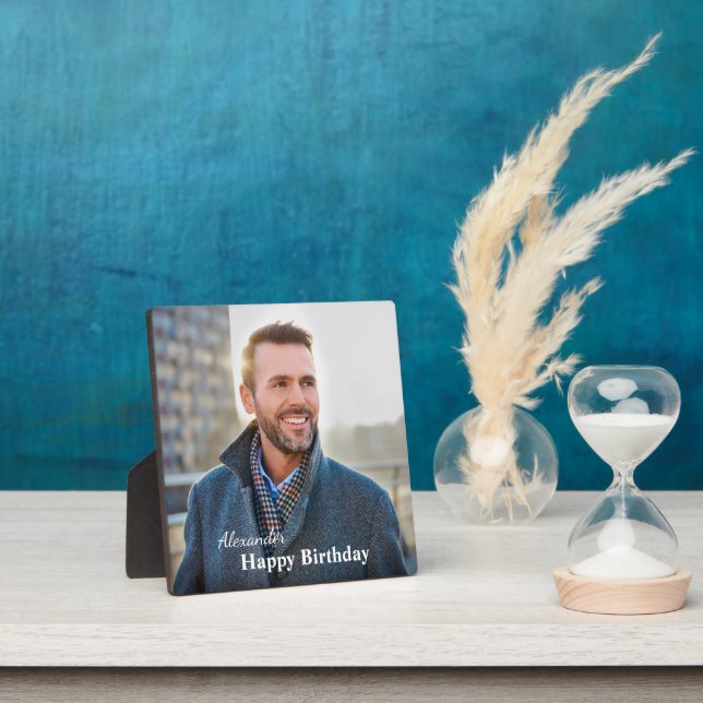 Birthday Photo Picture Custom   Plaque (Insitu)