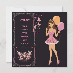 Birthday photo template you can fully personalise