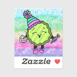 Birthday Pickle   Pink and Purple Birthday Hat