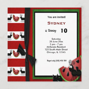 Birthday Picnic Invitation