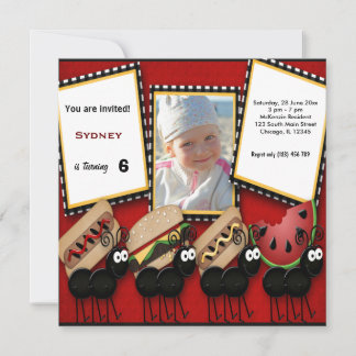 Birthday Picnic Invitation