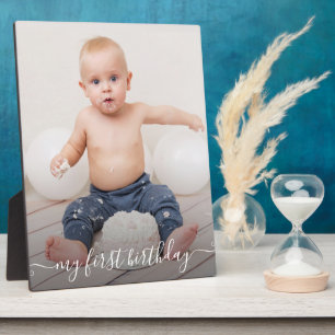 Birthday Picture Frame Easel Back Frameless Photo