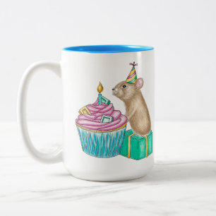Birthday Pika Cupcake Mug