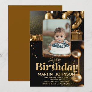 Birthday Pillow Custom Photo Cushion Gift Invitation