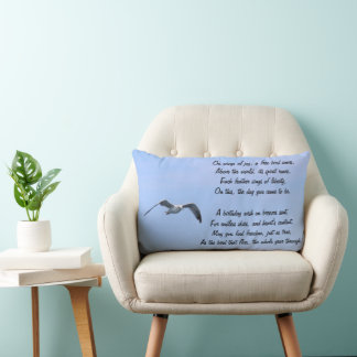 Birthday Pillow with Poetic Wishes