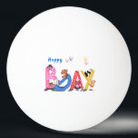 Birthday Ping Pong Ball Gift with Baby Bears Party<br><div class="desc">Happy Birthday Ping Pong Balls Baby Bears Party Celebration Fun Drawing Cute Bear - Choose / Add Your Unique Text / Name / Year / Colour - Make Your Special Gift - Resize and move or remove and add elements / image with customisation tool ! - Drawing and Design by...</div>