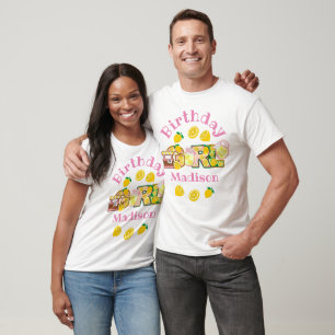 Birthday Pink Lemonade shirt Lemon Stand
