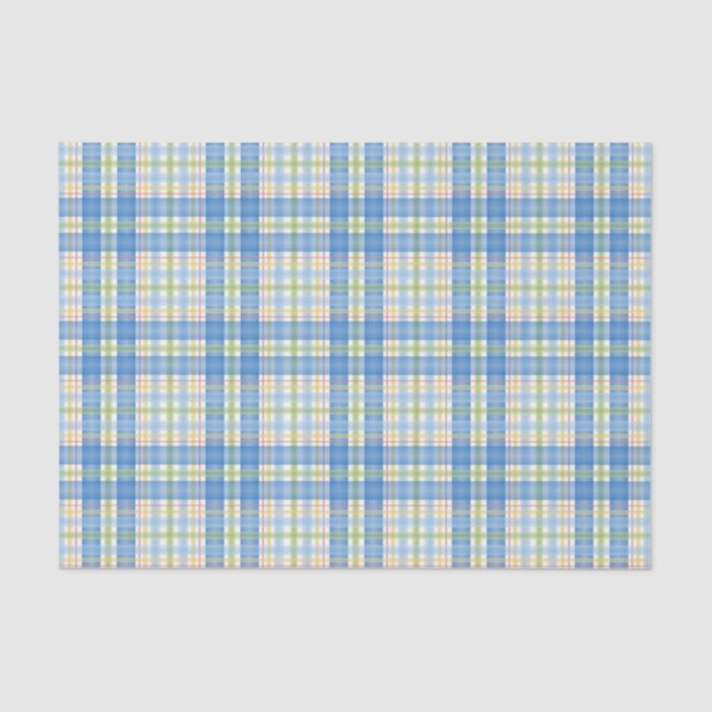 Birthday Plaid Tissue Paper (Front)