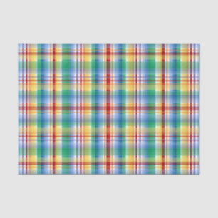 Birthday Plaid Tissue Paper