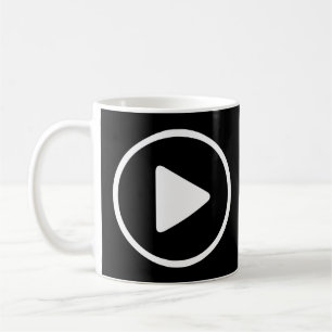 Birthday play button coffee mug