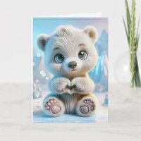 Birthday Polar Bear Cub for Great Granddaughter