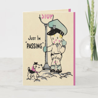 Birthday Police Card