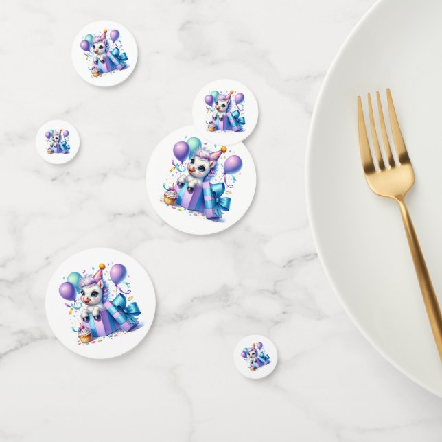 Birthday Pony Table Confetti (Group)