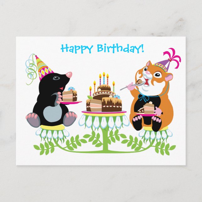 birthday postcard (Front)