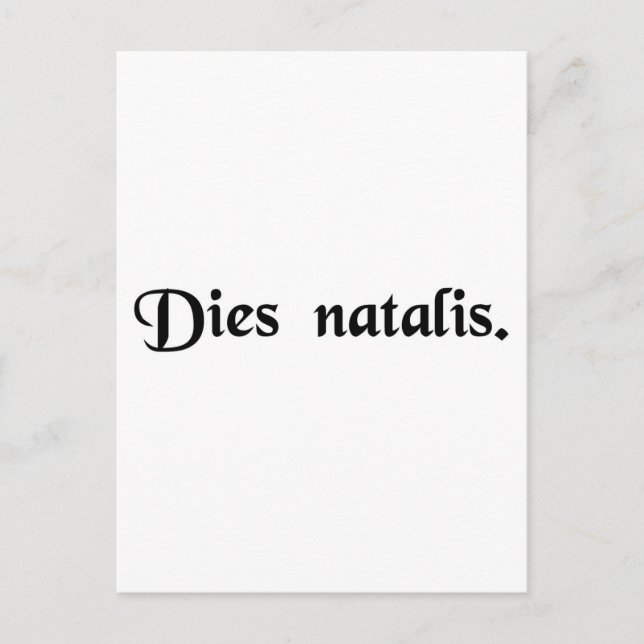 Birthday Postcard (Front)