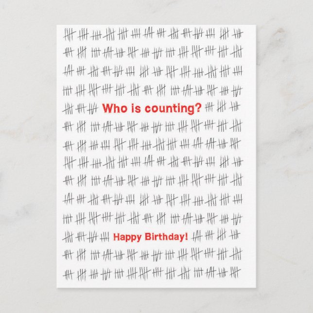 Birthday Postcard, Happy Birthday. Greeting card (Front)