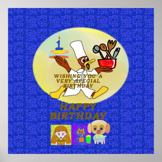 Birthday  poster (Front)