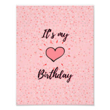 Birthday poster for kids