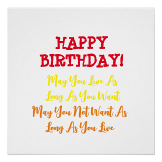 Birthday Prayer Poster