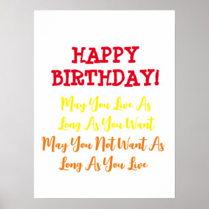 Birthday Prayer Poster