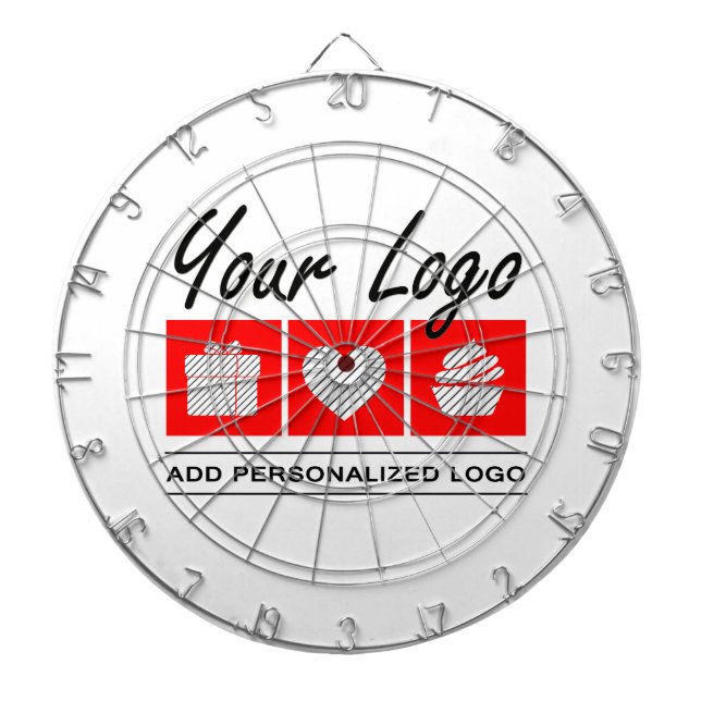 Birthday Present For Him Personalised Gift For Men Dartboard (Front)