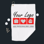 Birthday Present For Him Personalised Gift For Men Golf Towel<br><div class="desc">You can customise it with your photo,  logo or with your text.  You can place them as you like on the customisation page. Modern,  unique,  simple,  or personal,  it's your choice.</div>