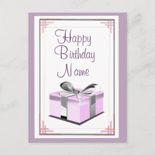Birthday Present Postcard