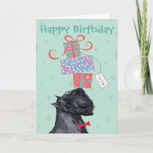 Birthday Presents Bouvier des Flandres Card