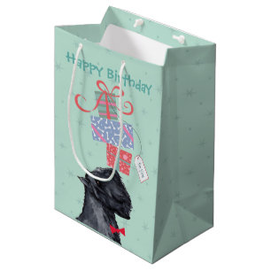Birthday Presents Bouvier des Flandres Gift Bag