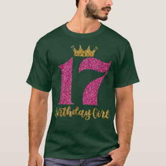Birthday Princess  17 Years Old  17th Birthday Gir T-Shirt