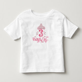 Birthday Princess 3rd Birthday Toddler T-Shirt