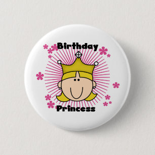 Birthday Princess 6 Cm Round Badge