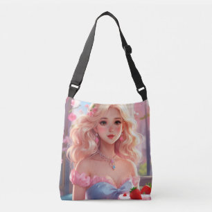 Birthday princess crossbody bag