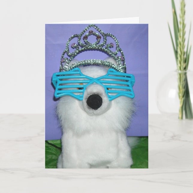 Birthday Princess Humour Card (Front)