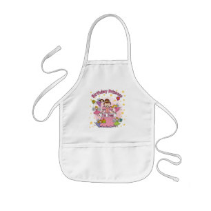 Birthday Princess I'm Four T-shirts and Gifts Kids Apron