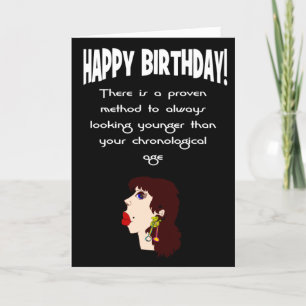 birthday proof greeting card