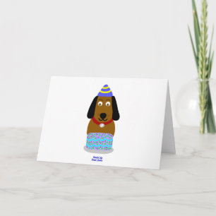 Birthday Pup Standard Greeting Card