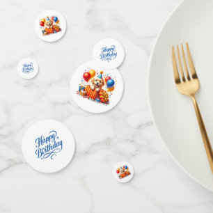 Birthday Puppy Table Confetti