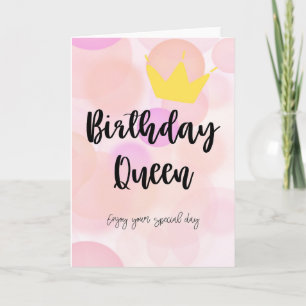 Birthday Queen Card