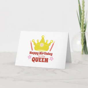 Birthday Queen Card